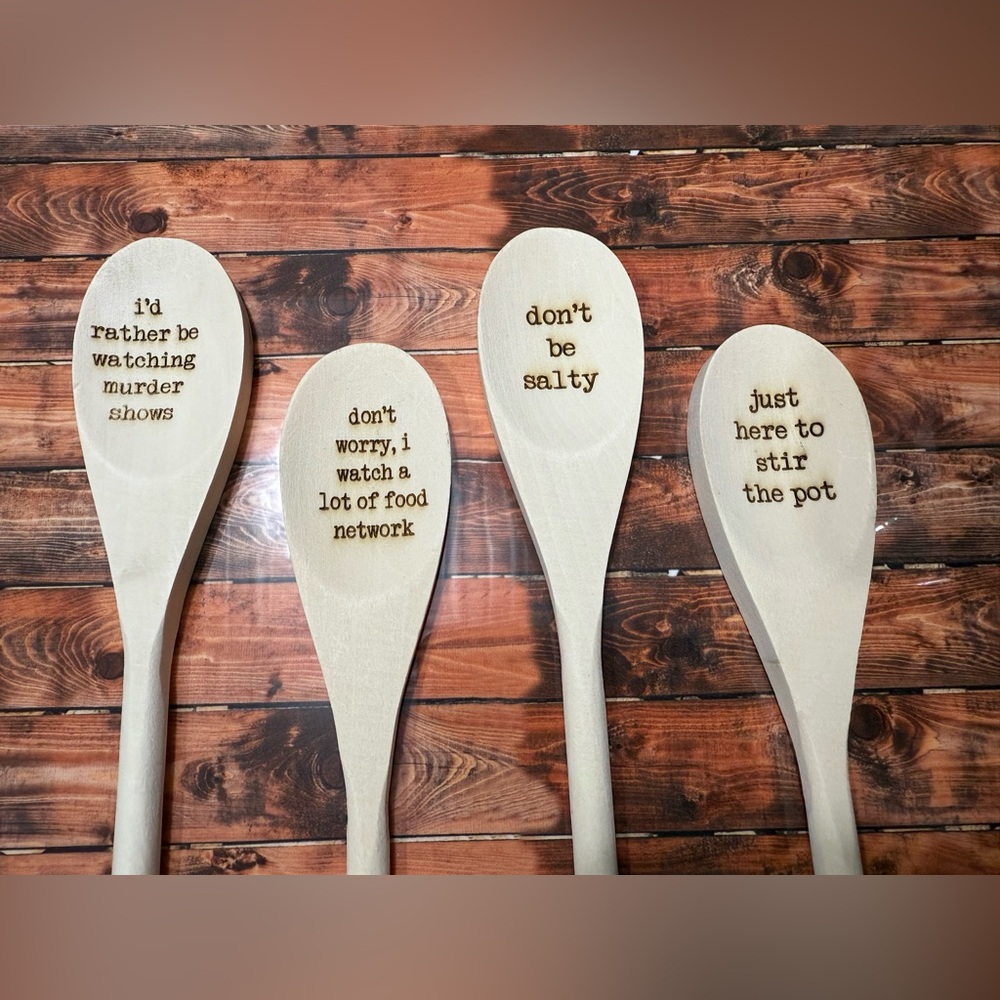 Funny Wooden Spoons, choose 1 - Picture 6 of 6